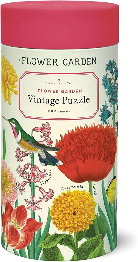 Cavallini 1000 Piece Puzzle, Flower Garden (PZL/FLRGRD) | Amazon (US)