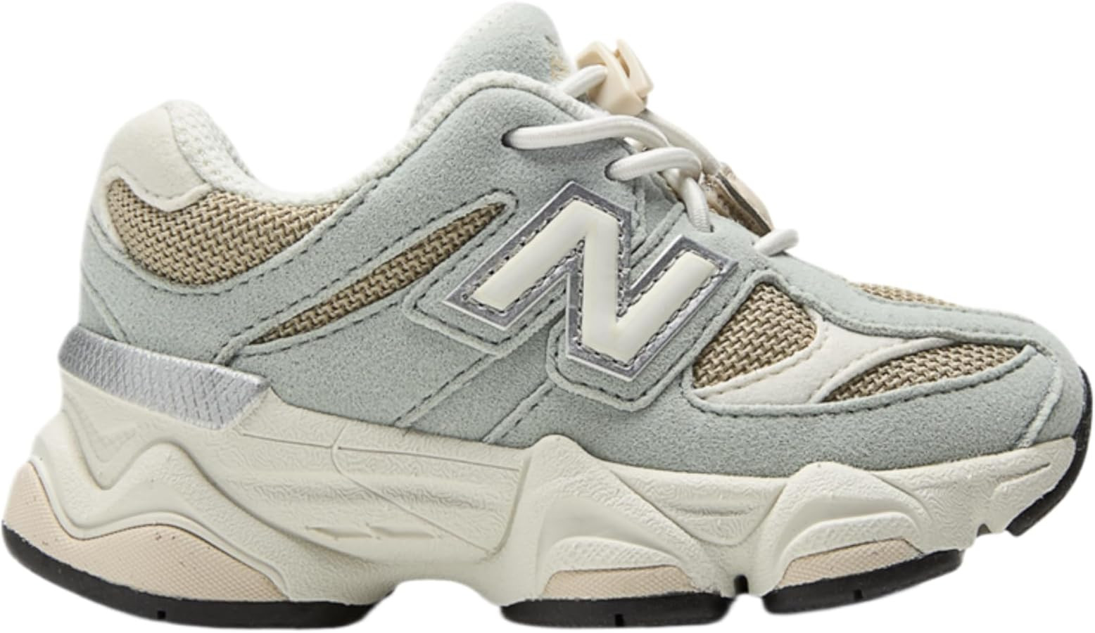 New Balance 9060 Bungee Infant Girls | Boys Kids Running Inspired (I90602LF) (Grey/Stoneware) | Amazon (US)