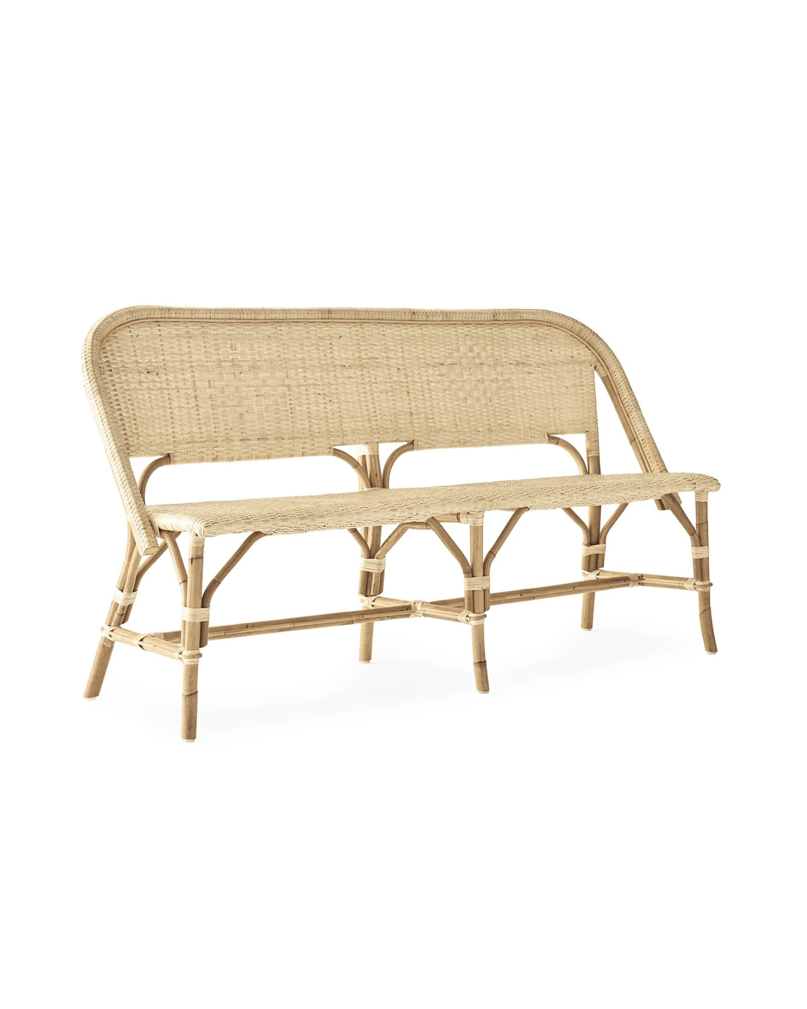 Riviera Bench - Natural | Serena and Lily