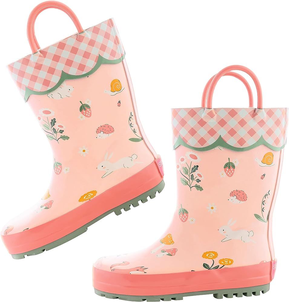 Stephen Joseph Girls All Over Print Rain Boots | Amazon (US)