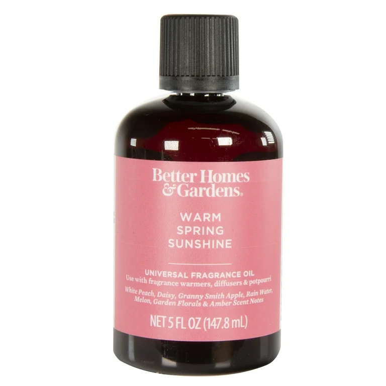 Better Homes & Gardens Universal Fragrance Oil, Warm Spring Sunshine, 5 fl oz, for use with Fragr... | Walmart (US)