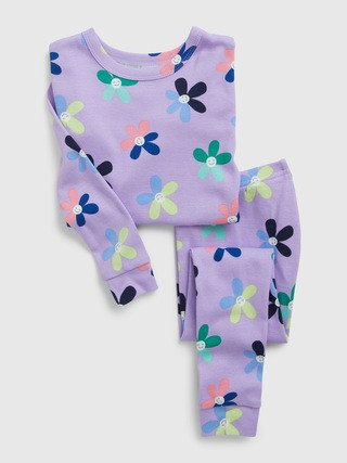 babyGap 100% Organic Cotton Floral PJ Set | Gap (US)