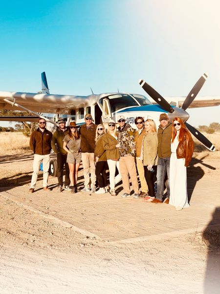 The group we were with went on a safari tour in this prop plane and the views were absolutely breathtaking. I added this leather bomber over my shoulders for extra warmth. It completely changed the look that you saw me in earlier.

#LTKstyletip #LTKSeasonal #LTKtravel
