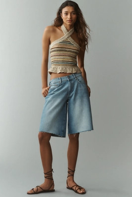DL1961 Abby Relaxed Denim Shorts | Anthropologie (US)