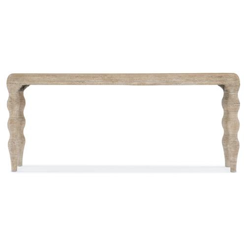 Miguel Coastal Beach Brown Wood Rope Wrapped Console Table | Kathy Kuo Home