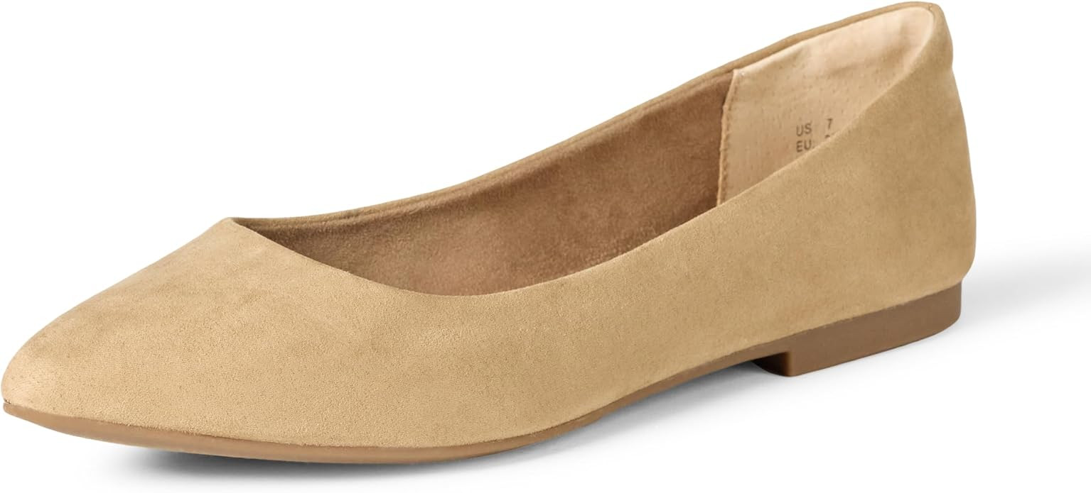 Amazon Essentials Women's Pointed-Toe Ballet Flat | Amazon (US)