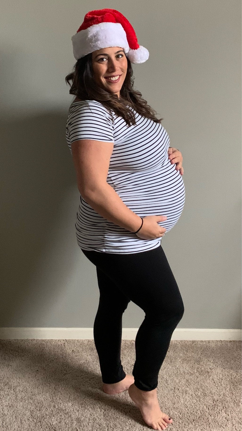 Tis the season ❄️… well, this photo is from ‘the season’ like 4 years ago 😉

This off the shoulder maternity shirt was my absolute favorite thing to wear throughout my pregnancy. 

I even kept and wore it long after my son was born. 

This is a great shirt when you want to give the impression that you thought about your outfit but didn’t 😅

I typically pair this top with leggings or yoga pants.

#LTKBump #LTKMidsize