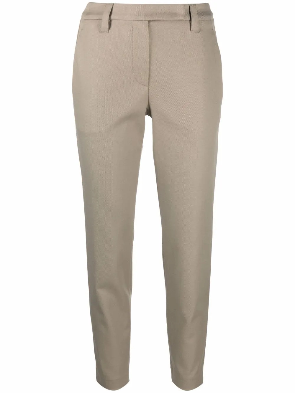 elasticated-waist cropper trousers | Farfetch Global