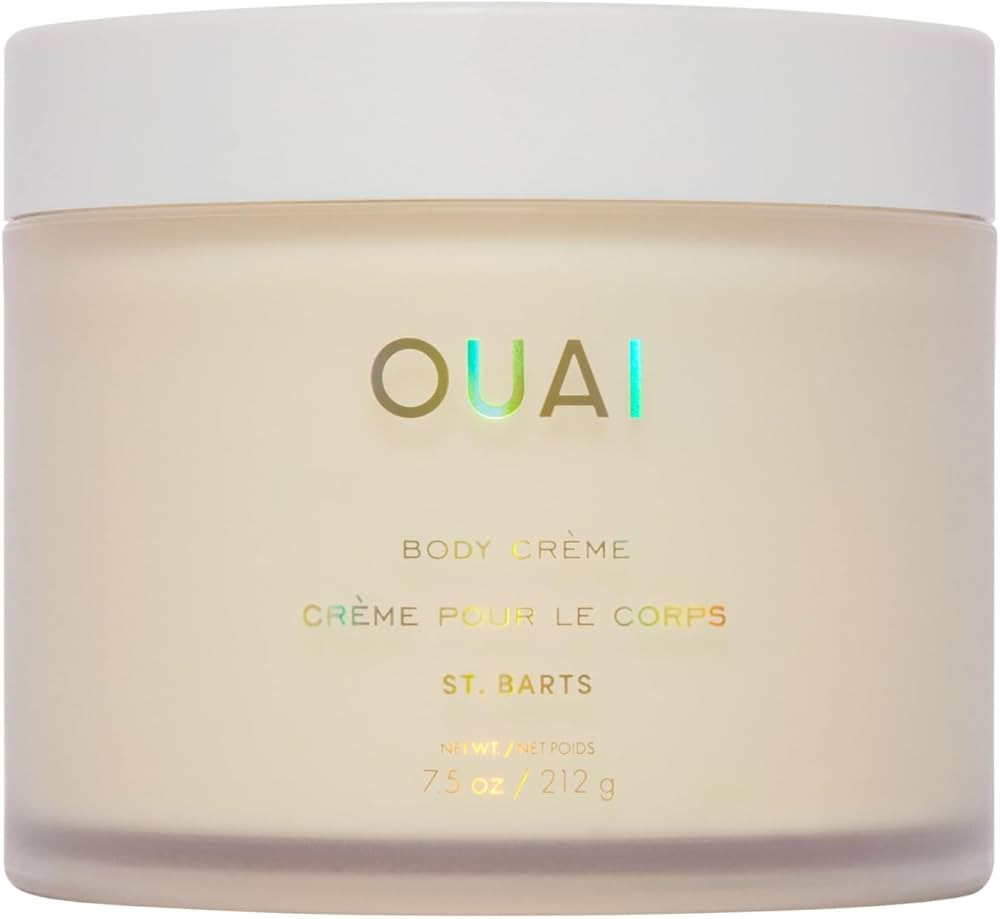OUAI Body Cream, St. Barts - Hydrating Whipped Body Cream with Cupua\u00e7u Butter, Coconut Oil a... | Amazon (CA)