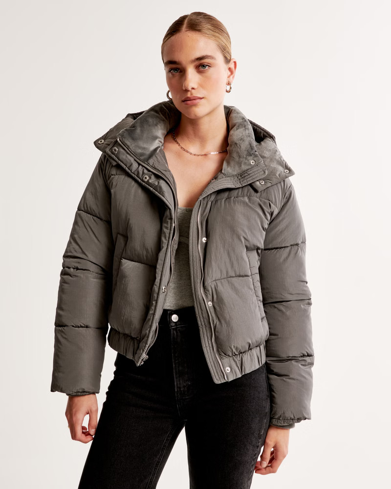 Women's Ultra Mini Puffer | Women's Coats & Jackets | Abercrombie.com | Abercrombie & Fitch (US)