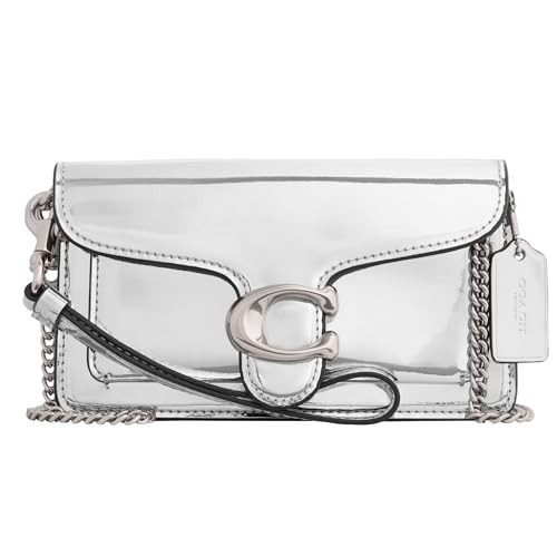 Coach Metallic Tabby Wristlet, Silver | Amazon (US)