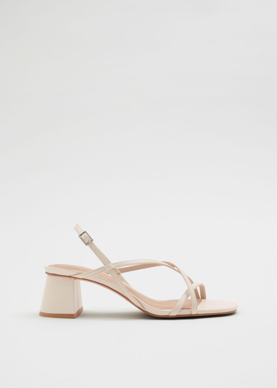 Strappy Leather Sandals - White | & Other Stories (EU + UK)
