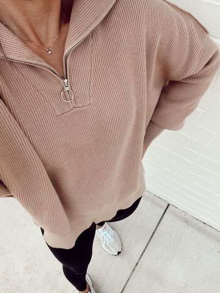 Amazon sweater looks just like the Varley vine pullover! Color khaki size small travel outfit mom outfit 

#LTKstyletip #LTKshoecrush #LTKtravel