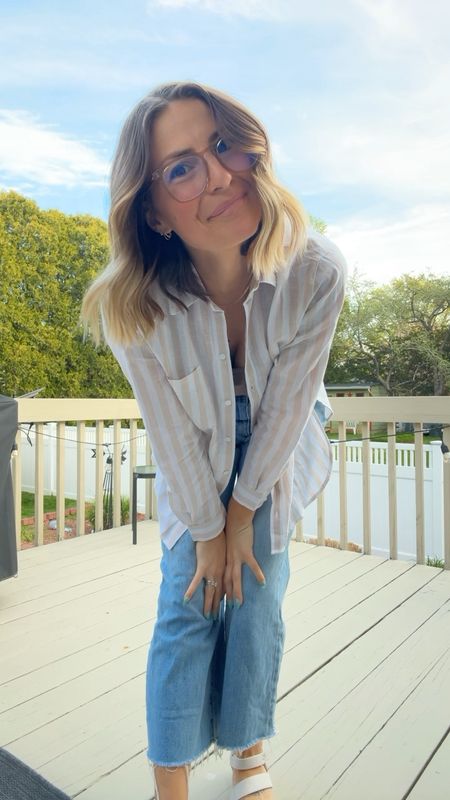 Loving this causal but cute style. The denim is honestly my most worn. I love the crop for and the wash color  

#LTKfindsunder50 #LTKstyletip #LTKfindsunder100