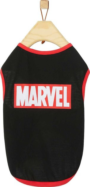MARVEL Logo Dog & Cat T-Shirt, Black, Medium - Chewy.com | Chewy.com