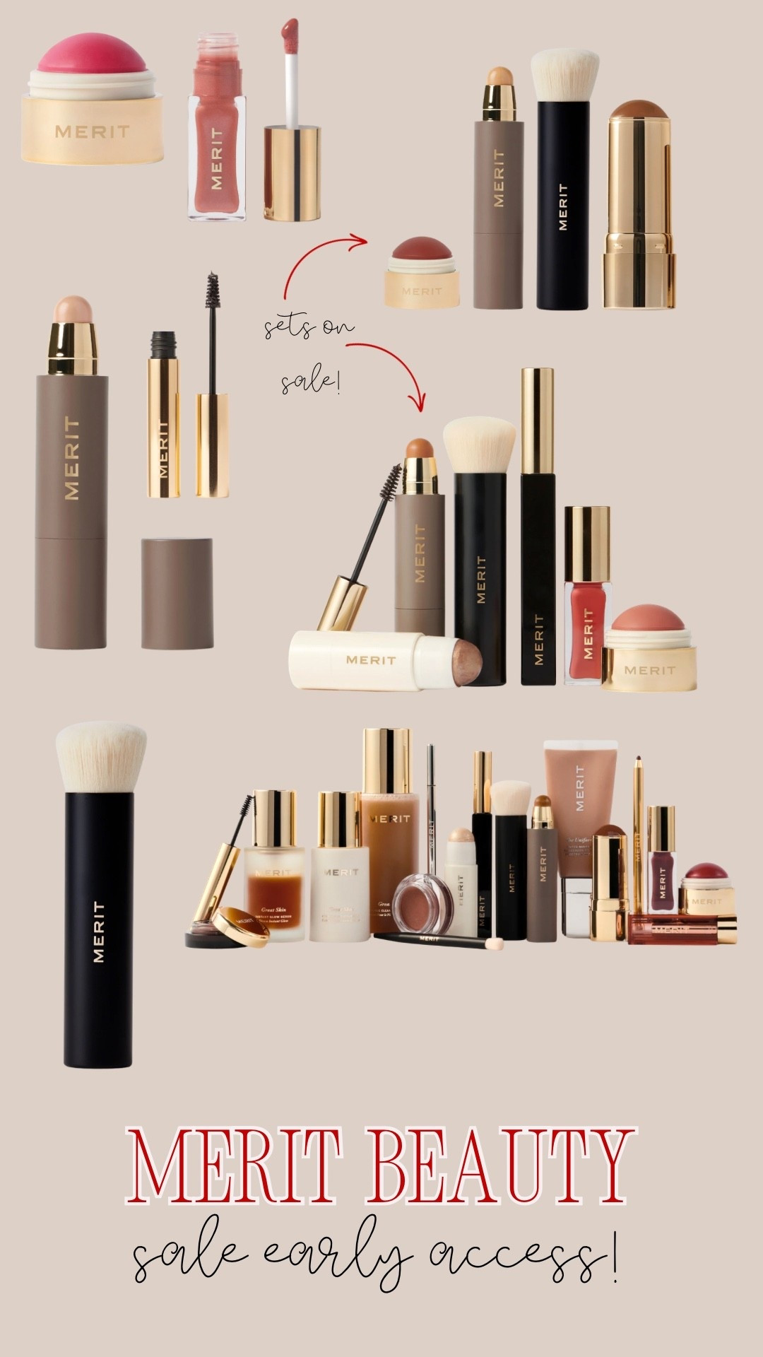 Early access to merit beauty’s sale!!! 
Use code EARLYSALE 

#LTKCyberWeek #LTKFindsUnder50 #LTKSaleAlert