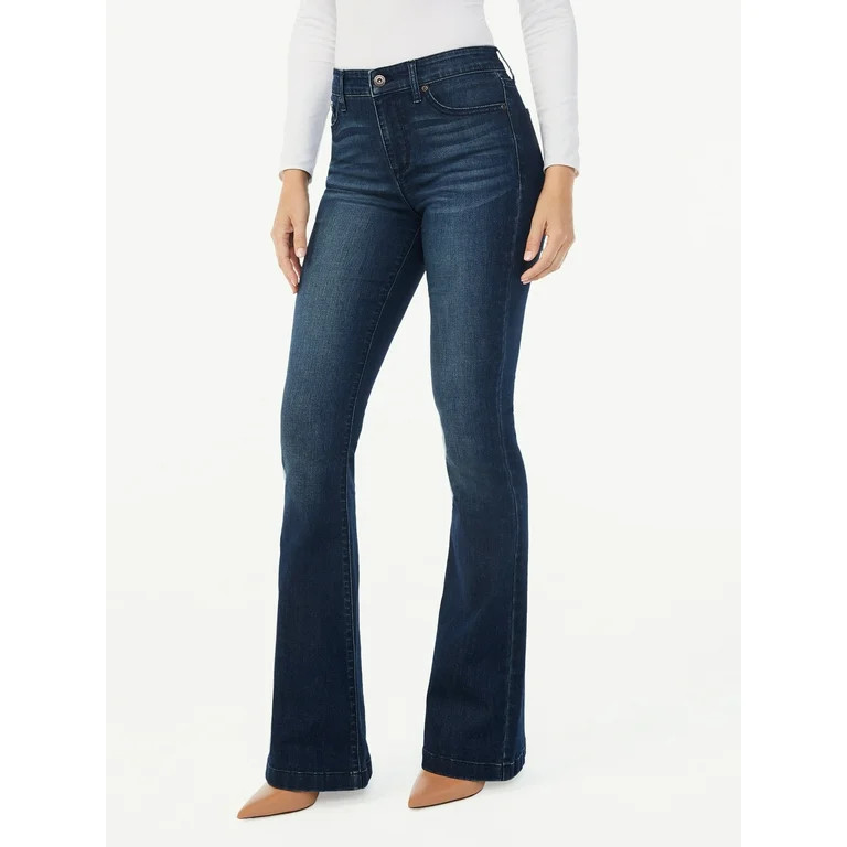 Sofia Jeans Women's Melisa Flare High Rise Jeans | Walmart (US)