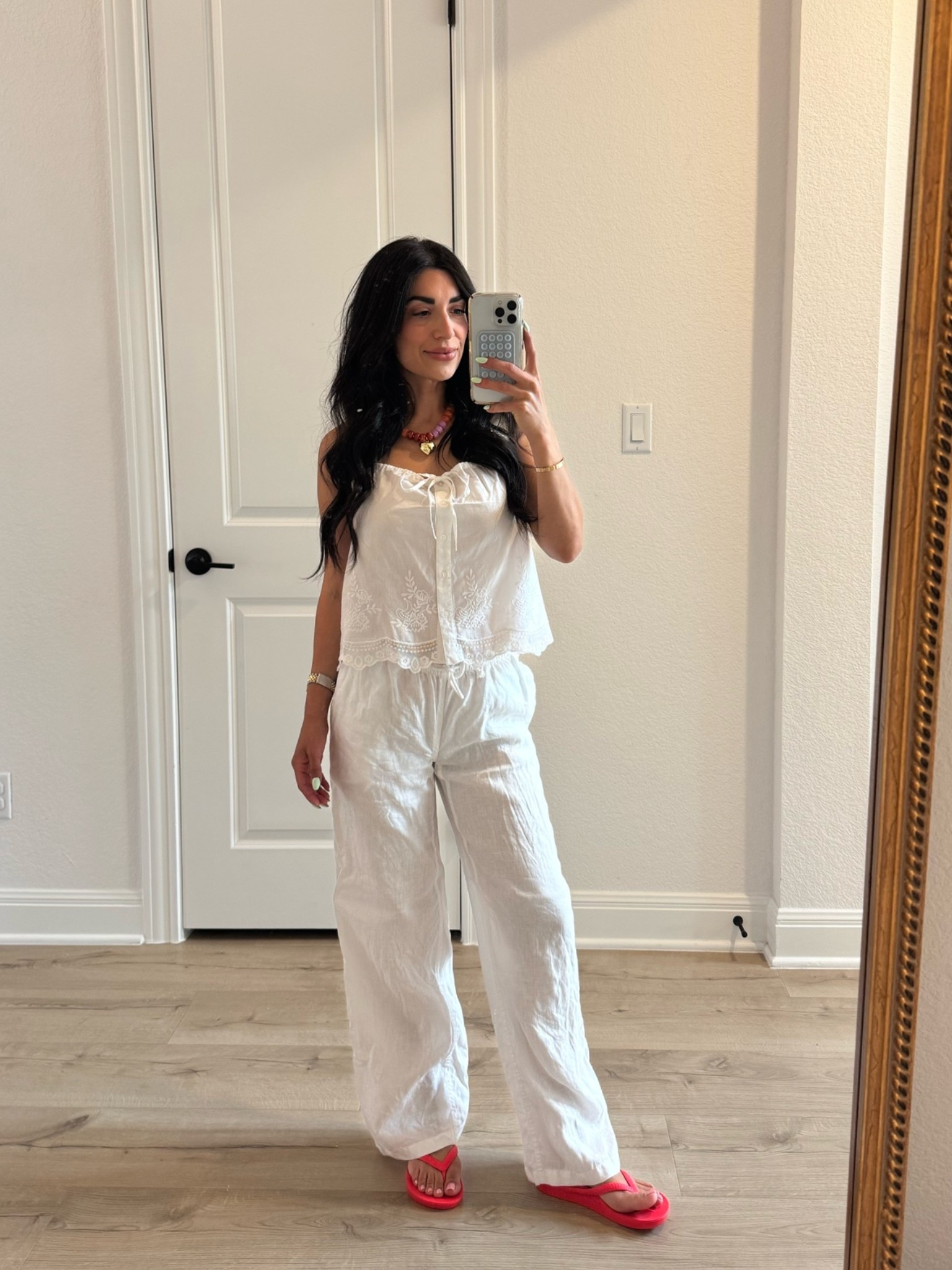 White linen outfit ❤️✨

#LTKootd #LTKSeasonal #LTKmomlife
