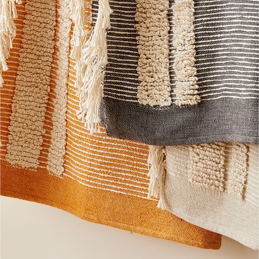 Tufted Lines Throw | West Elm (US)