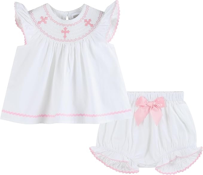 Lil cactus Smocked Dress and Bloomer Set | Amazon (US)