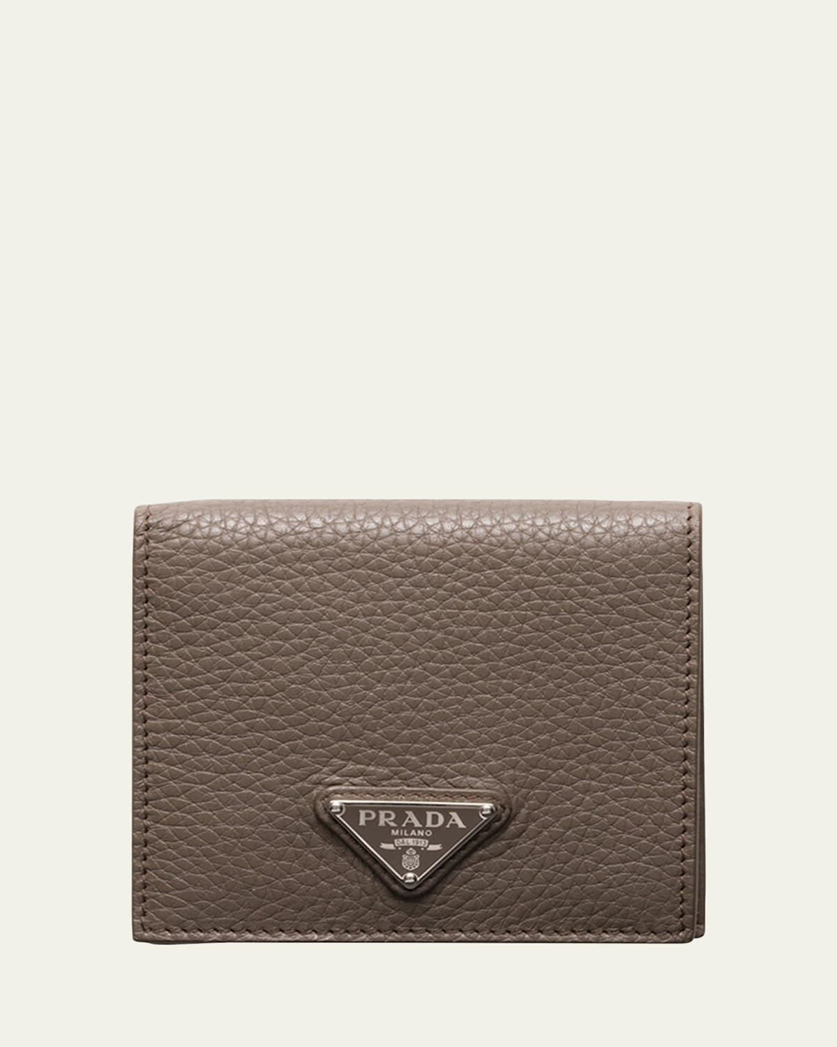 Men's Vitello Daino Triangolo Bifold Wallet | Bergdorf Goodman