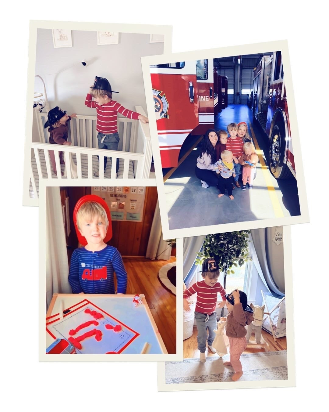 These truly are the sweetest days ❤️ with my little firefighter brother besties and I am soaking up their tiny precious ages so!!! 👶🏼🚒❤️🧯Days full of sweet homeschool preschool 🍎 fun 🤩 (loving learning about so many amazing community helpers 🧑‍🚒🚓🩺 with this week’s unit 🫶🏽), a field trip to the fire station with friends 🫶🏽🚨, chilly days with my bundled up adorable little bears 🧸🐻 playing outside in the garden 🪴🥦🥬and checking on our chickens 🐓🥚 (& “chiseling ⚒️ ice 🧊” hehe 🤭),  cozy mornings ☕️ enjoying our little “Christmas cottage” 🏡✨ all decorated for the holidays 🎄🎅🏻, sweet whittle baby bear naptime 💤 nursing 🤱 and snuggles 🥰, and so much more!! 📖🐴🌾💭 #wednesdaycameraroll #wednesdayphotodump #cameraroll #lifelately #mylittlefiremen #myfuturefirefighters #futurefirefighters #firestationfieldtrip #communityhelpersunit #stayathomemama #thesweetestdays #mommyteacher #midweekphotodump #sahm #homeschoolpreschool #dayswithmylittles #thesearethedays #novemberdays

| Motherhood | Country Living | Homemaker | Chickens | Gardening | Stay at Home Mom | Chasing Dreams | Land and Babies | Raising Country Boys | Farm Sweet Farm | Joyful Motherhood | Faith | Baby and Toddler Days | Boy Mama x 2 | SAHM | These are the Days | Full Hands Fuller Hearts | Homeschool Mama | Homeschool Preschool | Homeschool with Littles | The Good Ol’ Days | Community Helpers Homeschool Preschool Unit | Fireman Preschool Unit Fun | Firestation Fieldtrip

…

#emilysayswes #judsoncarpentermabry #levirhettmabry #familyoffour #mommyblogger #stayathomemommy #boymamax2 #mommyblogger #sahm #novembermemories #LTKHoliday #LTKfamily #LTKToddler @shop.ltk 

#LTKKids #LTKFamily #LTKBaby