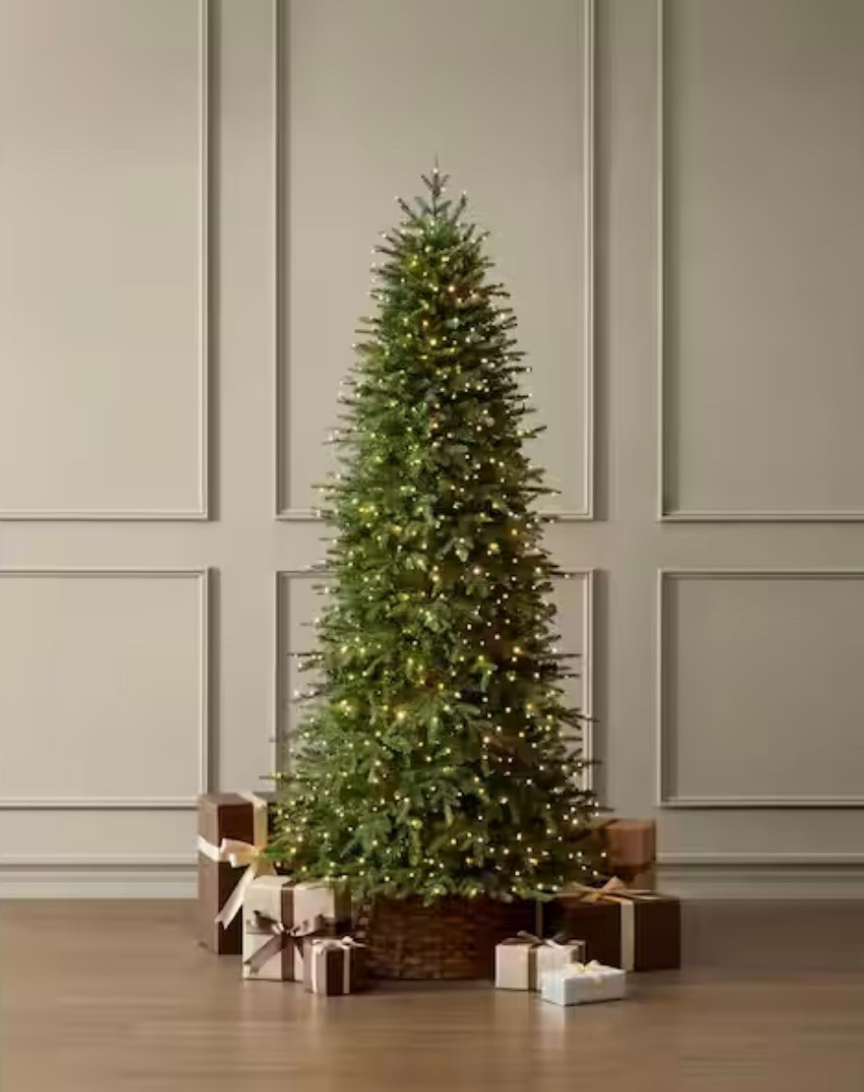 If you are looking for a Christmas tree, this one has already sold out and is restocked. It is the most beautiful tree with twinkle lights grab it before it sells out again #viral #tree #twinklelights #homedepottree 

#LTKSeasonal #LTKHome