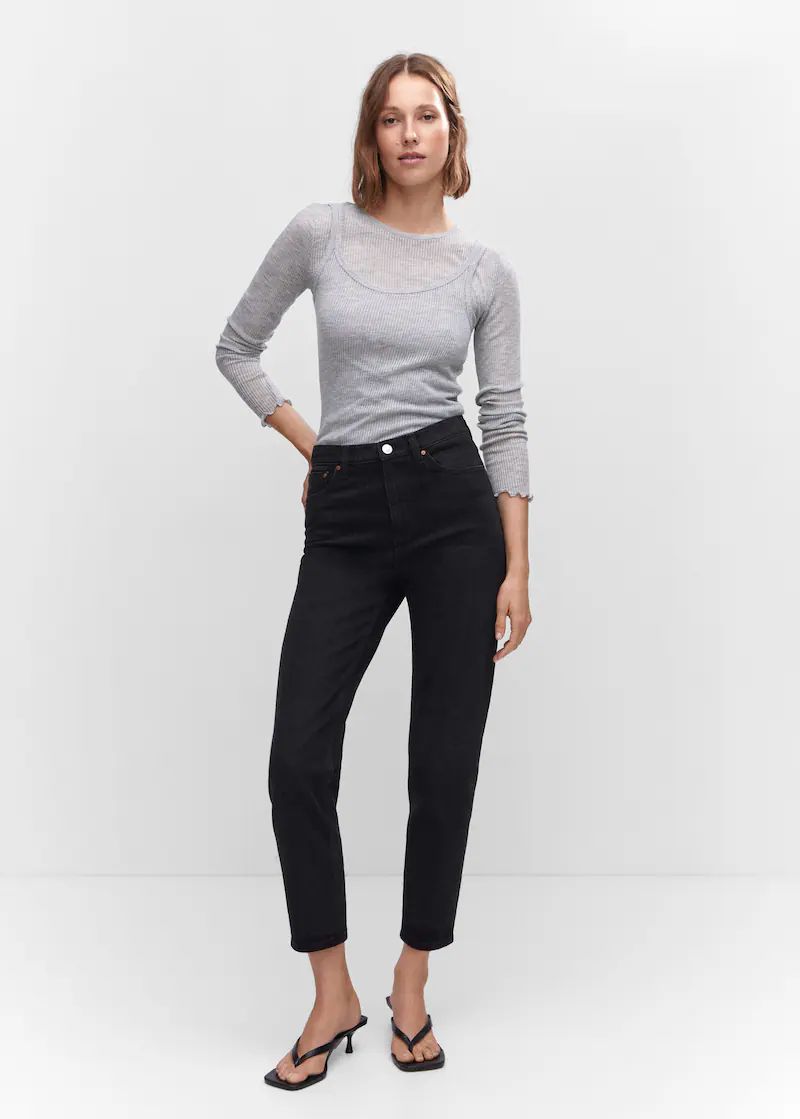 Comfort Mom-Jeans mit hoher Bundhöhe | MANGO (DE)