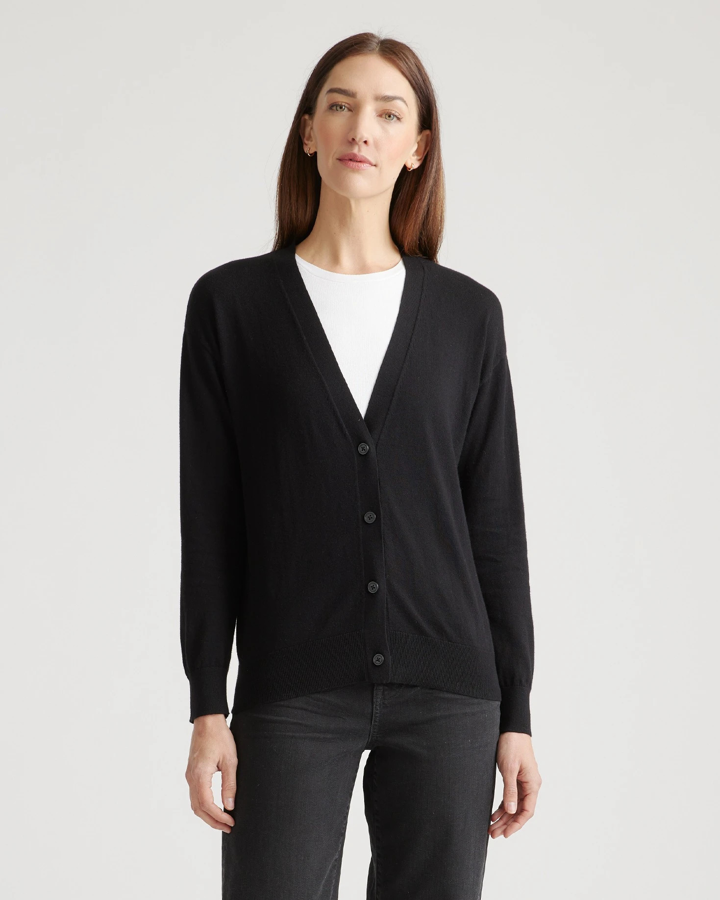 Lightweight Cotton Cashmere Cardigan | Quince