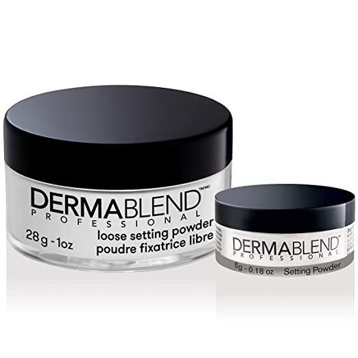 Amazon.com: Dermablend Loose Setting Powder Makeup Gift Set, Translucent Powder Kit for Face Make... | Amazon (US)
