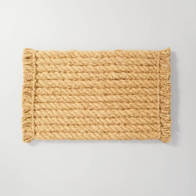 Chunky Twisted Rope Coir Doormat - Hearth & Hand™ with Magnolia | Target