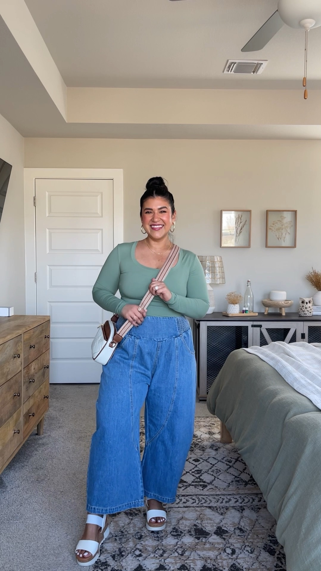 I'm 5'1", size 10-12 (more often a 12). // TOP: large, true to size // JEANS: 12, shade blue, true to size (sizes are selling out!) // SHOES: true to size // cami bra: size up one // Black Sabbath tee: sized up to an XL 

#LTKFindsUnder50 #LTKMidsize #LTKPetite