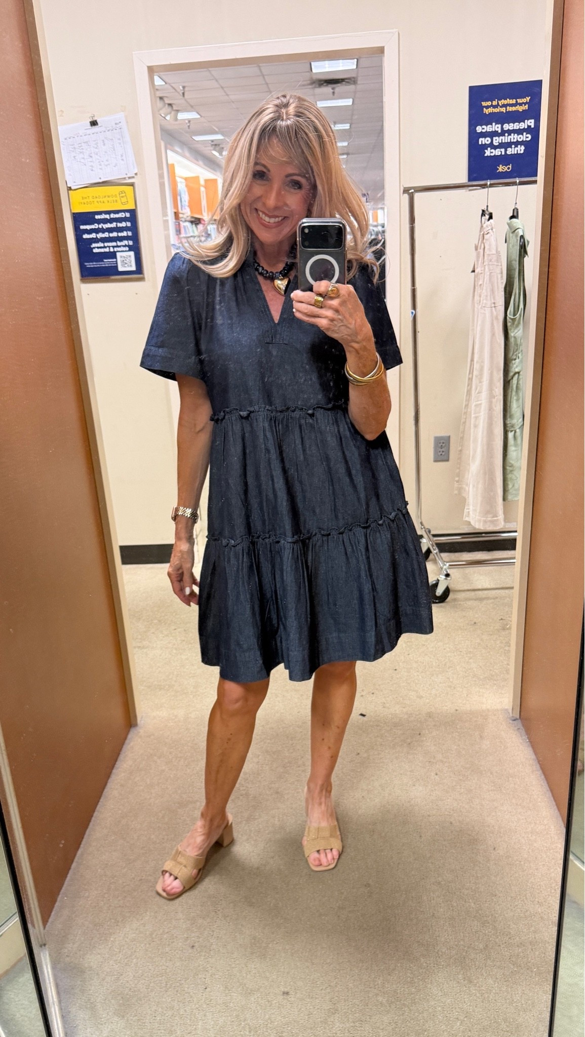 The sweetest dress! Wear it now with sandals and later with boots. 
Buy one get 2 free dresses at Belk!

#LTKOver40 #LTKSaleAlert