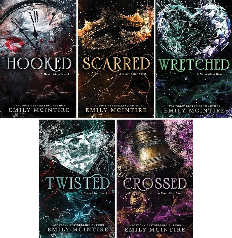 Never After Series, Vol. 1-5 Books. Hooked, Scarred, Wretched, Twisted, Crossed. | Amazon (US)