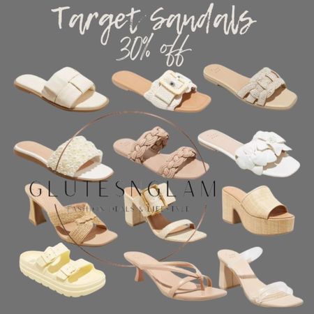 Spring sandals on sale 30% off with Target circle. Spring style, Target style, resort shoes, vacation style  

#LTKsalealert #LTKshoecrush #LTKfindsunder50