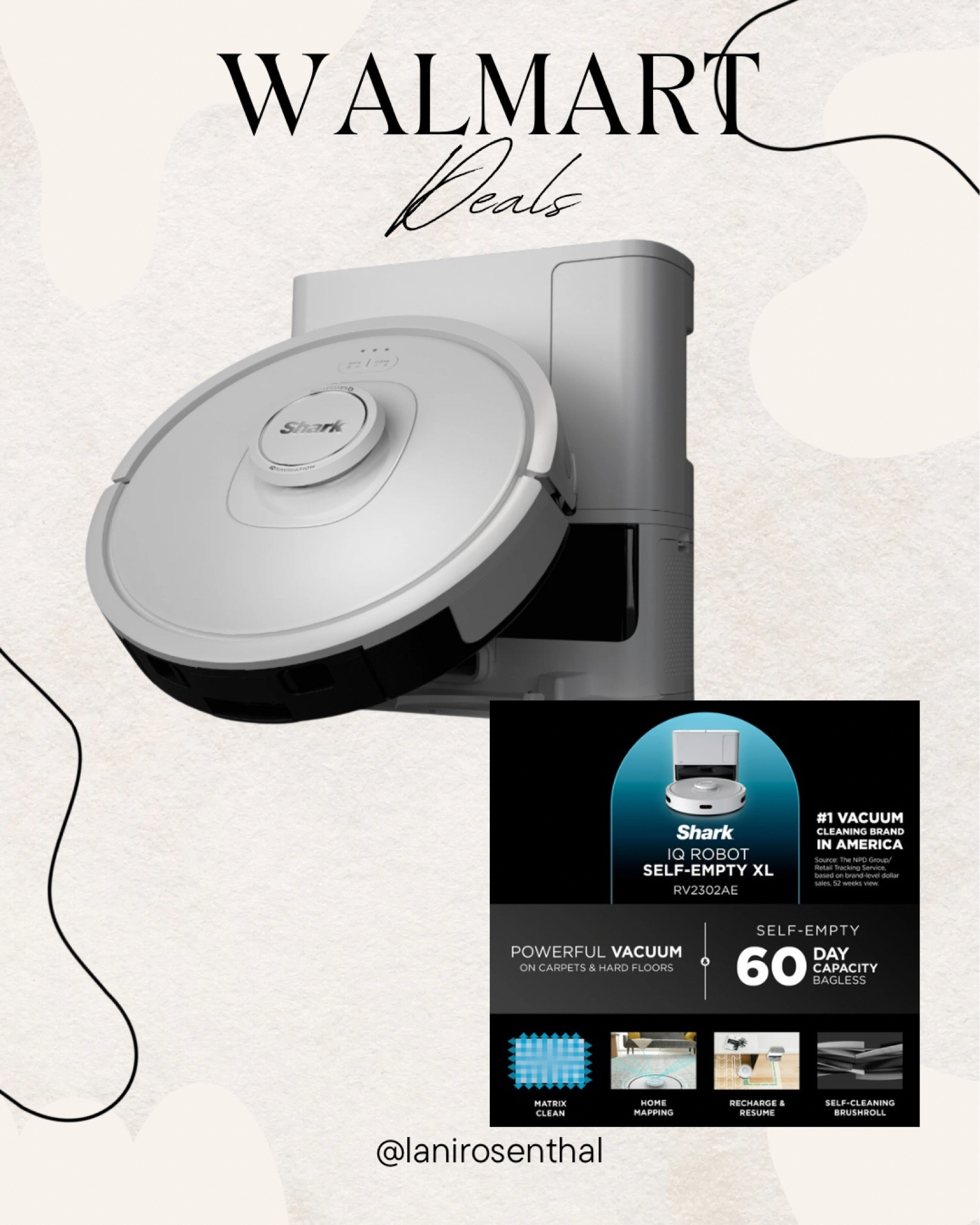 Shark IQ Robot Vacuum 
4.9 Stars
Currently save $212 

#LTKSaleAlert #LTKSummerSales #LTKHome