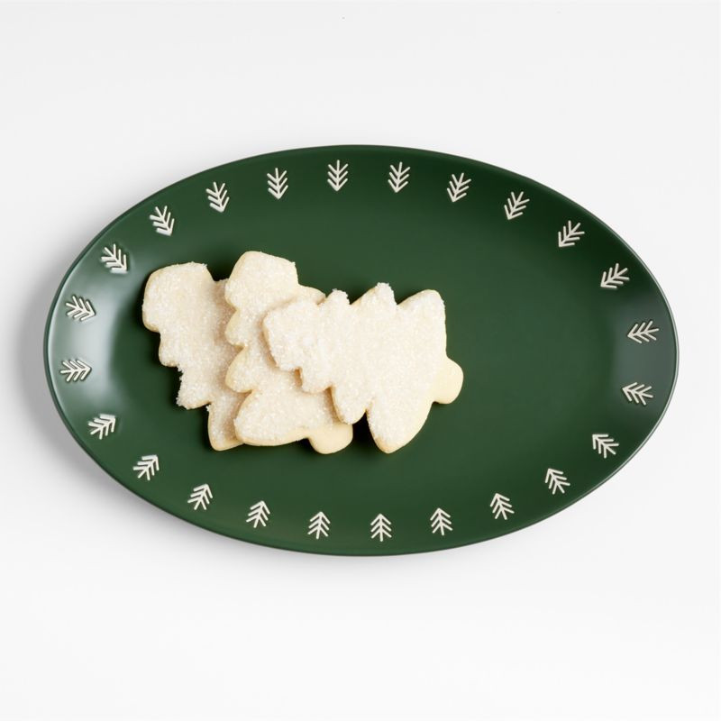 Evergreen Forest Serving Platter + Reviews | Crate & Barrel | Crate & Barrel