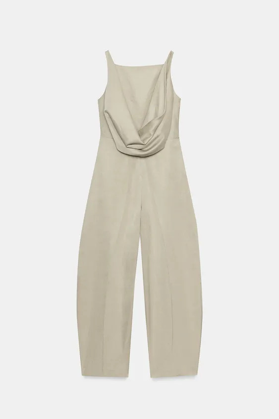 ZW COLLECTION JUMPSUIT WITH OPEN BACK | Zara US