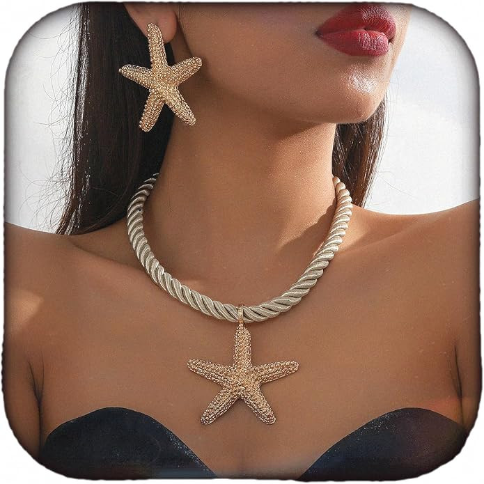 Doubnine Sea Shell Charm Cowrie Earrings Dangle Golden Mermaid Earrings Scallop Beach Retro Chic ... | Amazon (US)