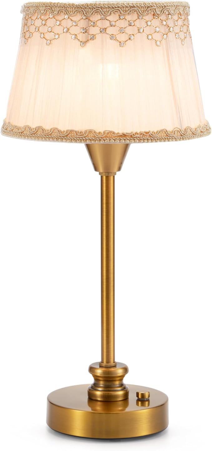 UMEXUS Rechargeable Cordless Table Lamp with Dimmer, Portable Small Battery Operated Lamp Outdoor... | Amazon (US)