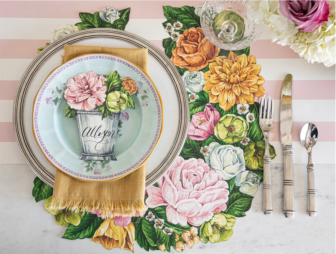 Die-cut Derby Wreath Placemat Table Decor - Etsy | Etsy (US)