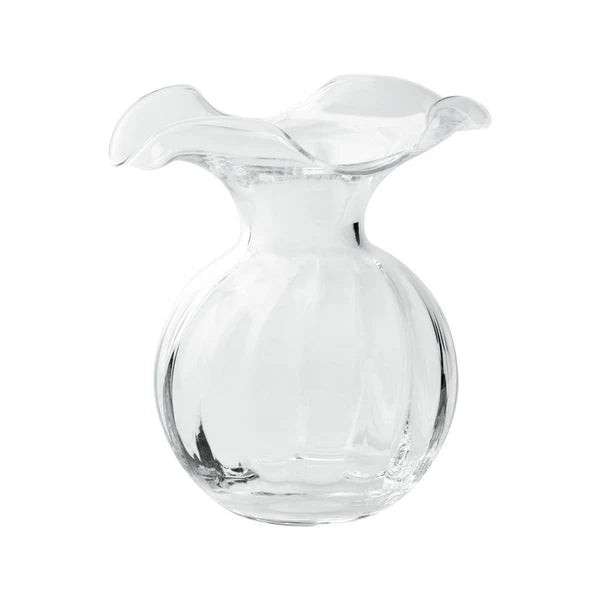 Vietri Hibiscus Glass Fluted Vase | Sabavi Home