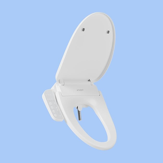 TUSHY Cloud Electronic Bidet Heated Toilet Seat | Instant Warm Water, Adjustable Air Dryer, Soft ... | Amazon (US)