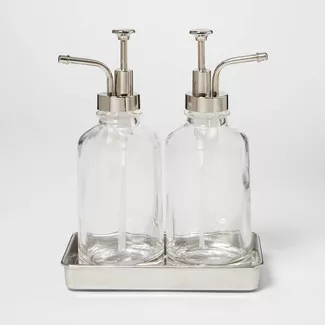 Double Soap Pump Oil Can Clear - Threshold™ | Target