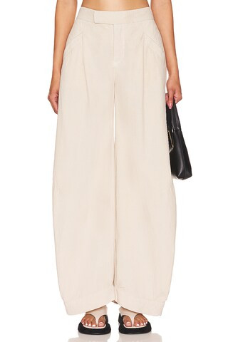 Free People Tegan Washed Barrel Trouser in Washed Out from Revolve.com | Revolve Clothing (Global)