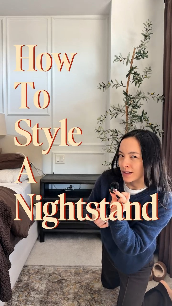 POV: You finally stopped overthinking your nightstand. ☁️✨

I’m a firm believer that your bedside shouldn’t be fully curated. First and foremost it needs to function for your real life, but it should also be the first thing that helps you wind down at night. 

In addition to the tips in my video, don’t forget to also:
• Vary the heights: Think a tall lamp vs. a low ceramic tray.
• Mix textures: A linen book cover next to a sleek marble base.
• Keep it calm: Don’t stray too far from your core colors.

What do you think?! Are you a nightstand styling pro now?!