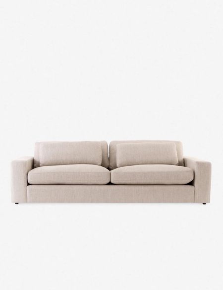 i get so many compliments on this sofa — it’s comfy and deep while still being chic