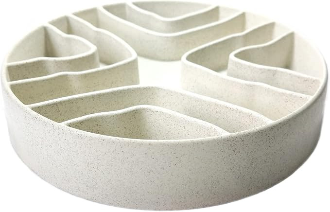 8-Inch Slow Feeder Dog Bowls, Slow Eating Dog Bowl, Cat Bowls, Maze Pet Bowls, Anti Gulping Healt... | Amazon (US)