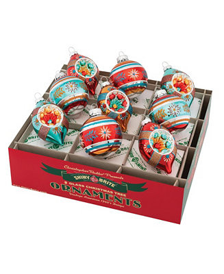 Christopher Radko Nostalgic Holiday 9 Count 2.5 | Macys (US)