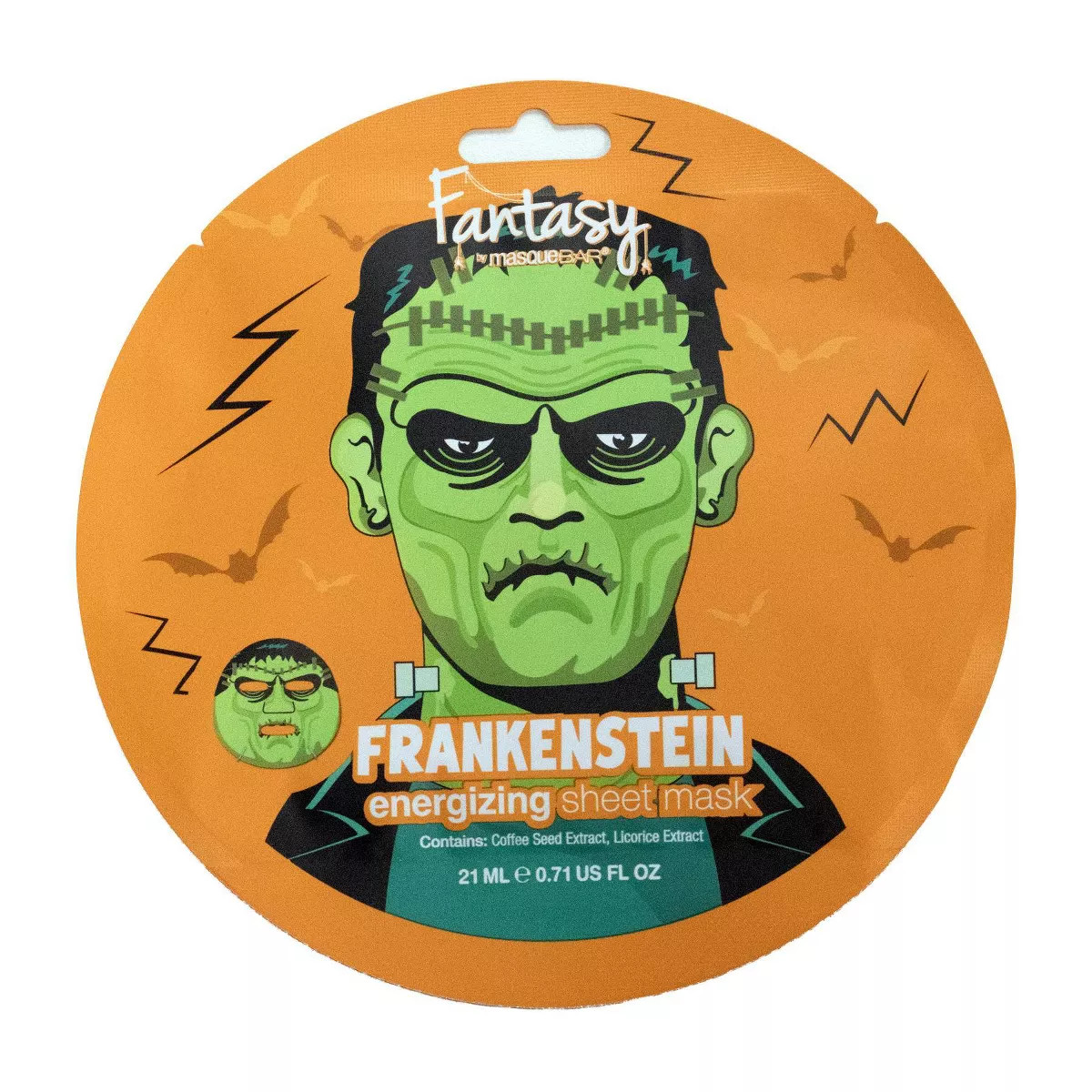 Fantasy by Masque Bar Hydrating Frankenstein Sheet Facial Mask - 21ml | Target